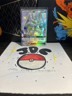 Pokemon TCG Zygarde GX Hidden Fates Holo Full Art Card SV65/SV94 LP - Image 1