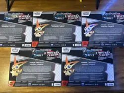 Victini Illustration Collection 5x Pokemon Card Lot Black Bolt & White Flare - Image 3