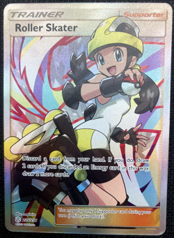 Roller Skater 235/236 Cosmic Eclipse Full Art Trainer NM Pokemon 2019 - Image 1