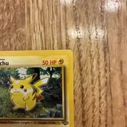 💥 Pikachu 60/64 Jungle Non Holo Foil Common Pokemon 1999 Vintage Card - Image 3