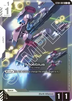 Moebius Alternate Art Foil - ST04-004 C+ NM - Gundam TCG Card Game - Image 1