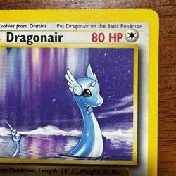 1995 Dragonair Pokemon Card 18/102 Wizards Base Set NM Condition - Image 5