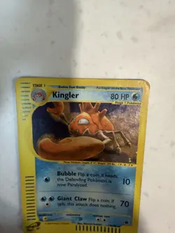 Kingler Holo 15/165 2002 Pokemon Expedition Rare Card - Image 2