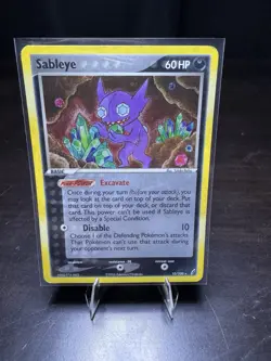 2006 Pokemon EX Crystal Guardians Sableye Holo Rare #10/100 - Vintage TCG Card - Image 1