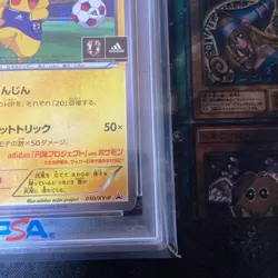 PSA 9 Team Japan's Pikachu 050/XY-P adidas Pokemon card 2014 Promo Japanes #050 - Image 5