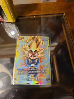 Vegeta(Mini) DA Alternate Art SR Foil Card, Fusion World, Dragon Ball Super ccg - Image 1