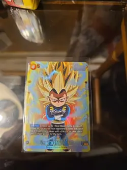 Vegeta(Mini) DA Alternate Art SR Foil Card, Fusion World, Dragon Ball Super ccg - Image 2