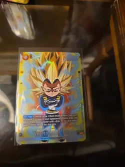 Vegeta(Mini) DA Alternate Art SR Foil Card, Fusion World, Dragon Ball Super ccg - Image 3