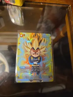 Vegeta(Mini) DA Alternate Art SR Foil Card, Fusion World, Dragon Ball Super ccg - Image 4