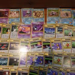 Lot of 95 ALL Pokemon Card Japanese Vintage Pokemon Bulk VTG Old Back Trainer - Image 2