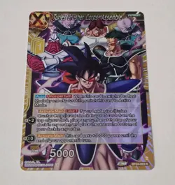 Turles Crusher Corps Assemble BT24-083 R Foil Dragon Ball Z Bandai Playing Card - Image 1