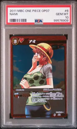 Mirabato One Piece Nami PSA 10 Japan Card Free Shipping Rare Collector’s Gem - Image 1
