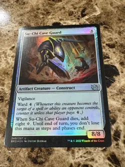 SU-CHI CAVE GUARD Magic the Gathering MTG The Brothers War Foil - Image 1