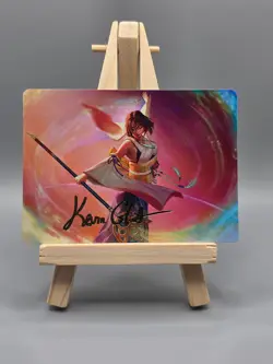 MTG Art Series: FINAL FANTASY Yuna, Grand Summoner Art Card STAMPED 22 - Image 1