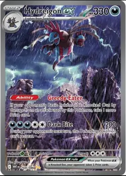 Pokemon TCG Hydreigon ex SIR 169/086 White Flare ENGLISH NM - Image 1