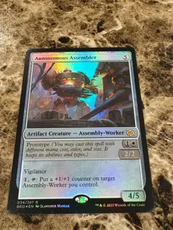 AUTONOMOUS ASSEMBLER Magic the Gathering MTG The Brothers War Foil - Image 1