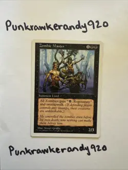 Zombie Master MTG Core Set 5th Edition Regular - Image 1