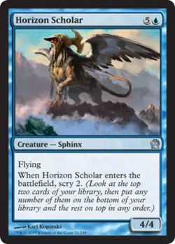 Horizon Scholar -Foil Medium Play MTG Theros - Image 1
