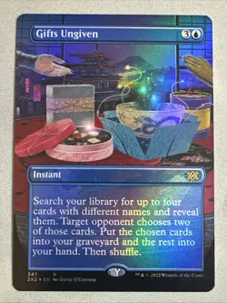 MTG / Gifts Ungiven / 2X2 / #347 / FOIL (Borderless) / Rare / NM - Image 1