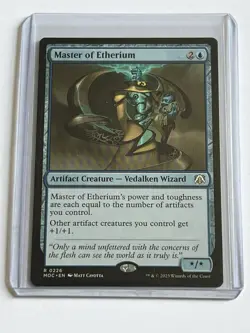 Master of Etherium 226 MTG Master of Machine Comm 2023 Mint 9.0 + Non Foil Rare - Image 1
