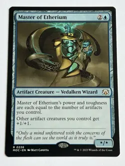 Master of Etherium 226 MTG Master of Machine Comm 2023 Mint 9.0 + Non Foil Rare - Image 4