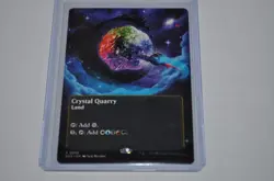 MTG magic EDGE OF ETERNITIES eoe rare CRYSTAL QUARRY #055 borderless - Image 1