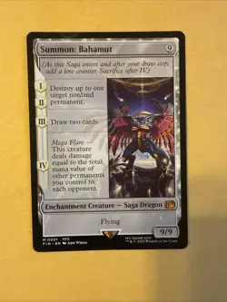 MTG Summon: Bahamut FINAL FANTASY Mythic Rare #0001 M/NM Non Foil - Image 1