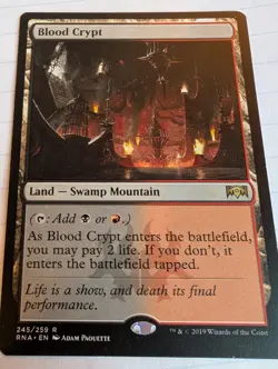 MTG- Blood Crypt : Ravnica Allegiance (NM Nonfoil) - Image 3