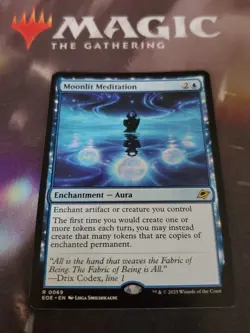 Mtg. Moonlit Meditation. Edge of Eternities. Pack Fresh - Image 1