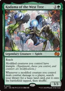 Kodama of the West Tree (Anime) Foundations Jumpstart MTG Magic The Gathering - Image 1