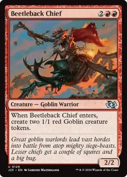 Beetleback Chief Foundations Jumpstart MTG Magic The Gathering - Image 1