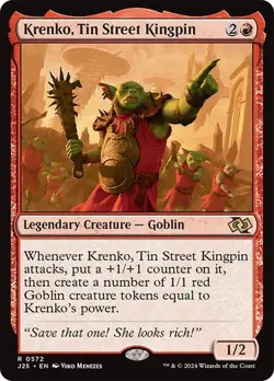 Krenko, Tin Street Kingpin Foundations Jumpstart MTG Magic The Gathering - Image 1
