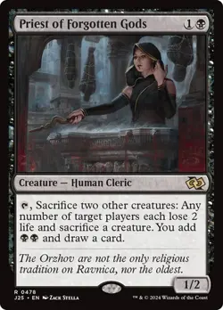 Priest of Forgotten Gods Foundations Jumpstart MTG Magic The Gathering - Image 1