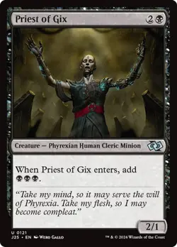 Priest of Gix Foundations Jumpstart MTG Magic The Gathering - Image 1