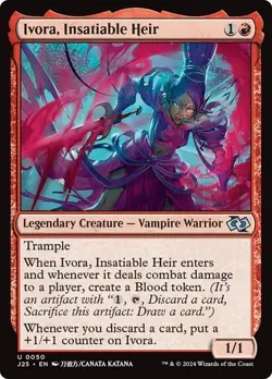 Ivora, Insatiable Heir (Anime) Foundations Jumpstart MTG Magic The Gathering - Image 1