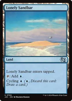 Lonely Sandbar Foundations Jumpstart MTG Magic The Gathering - Image 1