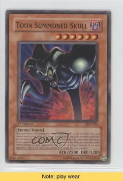 Toon Summoned Skull 1st Ed. YuGiOh Starter Deck Pegasus #SDP-021 2003 READ 1a1 - Image 1