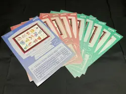 Novelty Pokemon Underlay Stickers Jumbo Cards 10 Banpresto 1996 Early Encycloped - Image 1