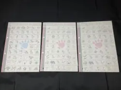 Novelty Pokemon Underlay Stickers Jumbo Cards 10 Banpresto 1996 Early Encycloped - Image 3