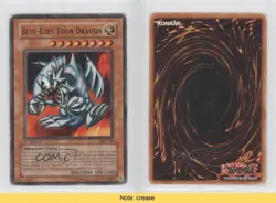 Blue-Eyes Toon Dragon 1st Ed. YuGiOh Starter Deck Pegasus #SDP-020 2003 READ 0f8 - Image 3