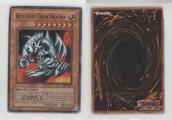Blue-Eyes Toon Dragon 1st Ed. YuGiOh Starter Deck Pegasus #SDP-020 2003 0z47 - Image 3