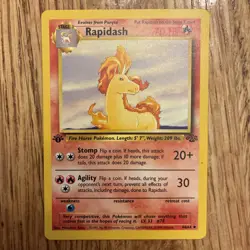 1999 Pokemon Jungle - 44/64 Rapidash 1st Edition - Image 1