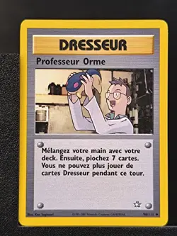 Carte Pokemon Professeur Orme 96/111 Unlimited Ed 2 Neo Genesis Wizards 1 - Image 2