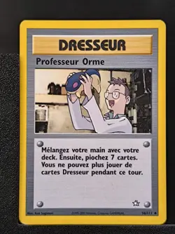Carte Pokemon Professeur Orme 96/111 Unlimited Ed 2 Neo Genesis Wizards 3 - Image 2