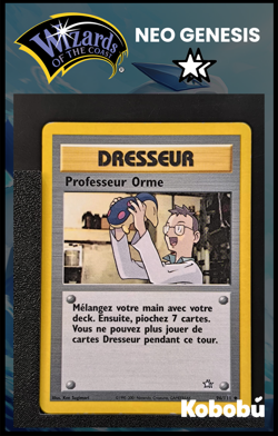 Carte Pokemon Professeur Orme 96/111 Unlimited Ed 2 Neo Genesis Wizards 4 - Image 1