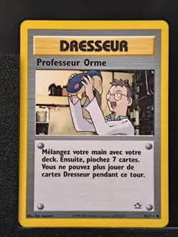 Carte Pokemon Professeur Orme 96/111 Unlimited Ed 2 Neo Genesis Wizards 4 - Image 2