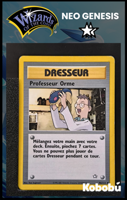 Carte Pokemon Professeur Orme 96/111 Unlimited Ed 2 Neo Genesis Wizards 5 - Image 1