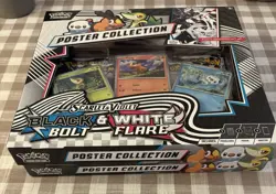 Pokemon Scarlet & Violet Black Bolt & White Flare Unova Poster Collection x 2 - Image 2