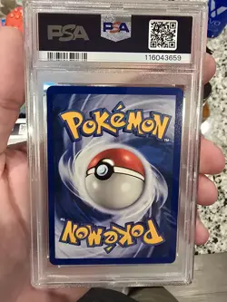 1999 Pokemon Game - Base Set Shadowless HITMONCHAN HOLO - PSA 7 - Image 2