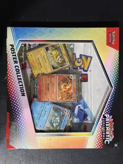 Pokemon Scarlett Violet Prismatic Evolutions Poster Collection - FACTORY SEALED! - Image 1